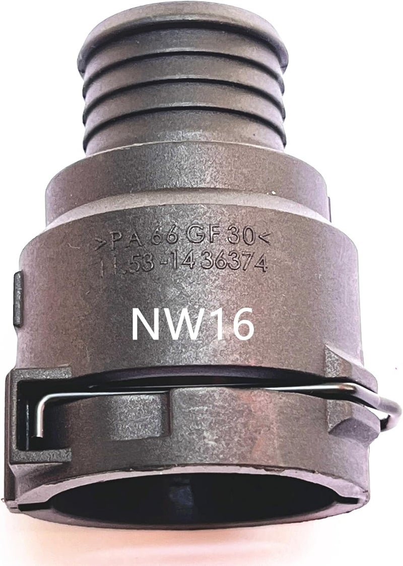 FEEDUN 1436374, 6951946, NW16,Coolant Hose Connector Adapter,Radiator Pipe Line Fitting for BMW X5,E70,X3,E83,X1,F48,3 Series,E90,5 Series,Engine Heater Hose Assembly Junction Repair Kit,7/8" Joint,Straight - Image 3